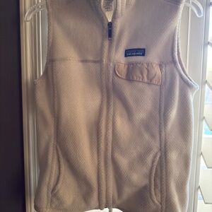 Patagonia Cream Fleece Vest